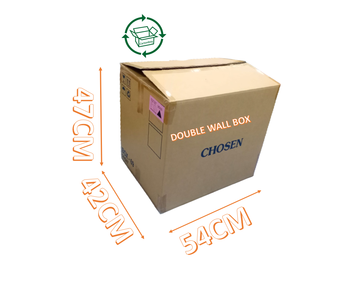 Once Used Carton Box : 54cm(L) x 42cm(W) x 47cm(H)| cartonbox.sg