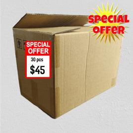 🎉47cm(L) x 27cm(W) x 33cm(H) Used Carton Boxes - 🔖Pack of 30 💥 $45 Only