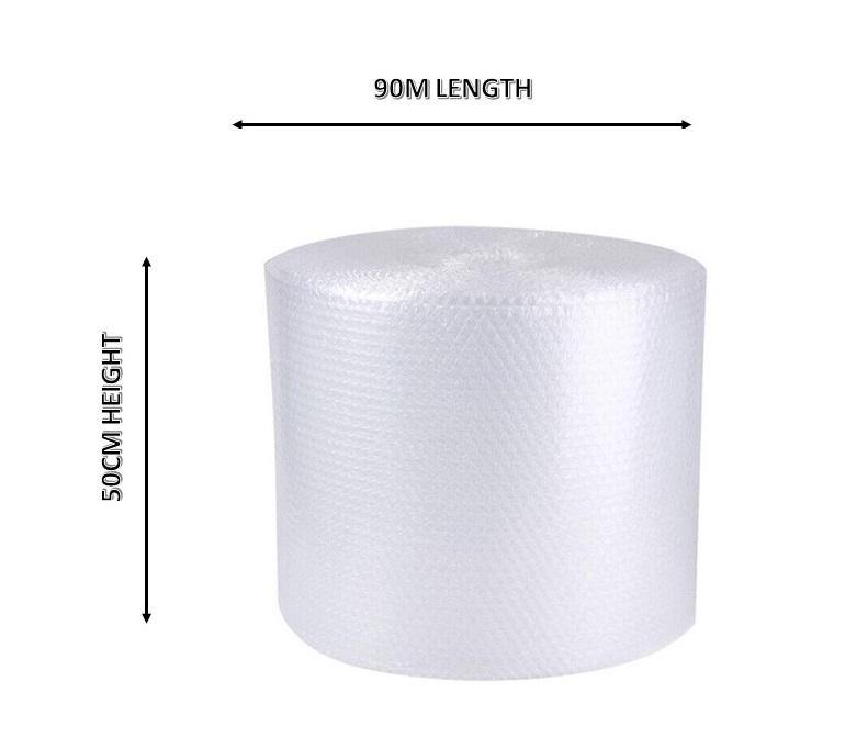 Industrial and Postal - Bubble Wrap - 50mtr Rolls of Large Bubble